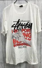 STUSSY ×Off-White 半袖Tシャツ VIRGIL ABLOH WORLD TOUR TEE ステューシー オフホワイト サイズM ホワイト