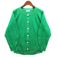 ページボーイ PAGE BOY クリスピー ドルマン カーディガン 長袖 ニット グリーン 緑 F PB260036KS