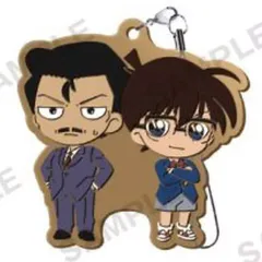 【中古】ストラップ 江戸川コナン＆毛利小五郎 「名探偵コナン カプセルラバーストラップ デュオコレ Vol.2」