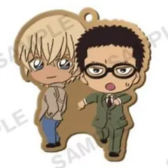 【中古】ストラップ 安室透＆風見裕也 「名探偵コナン カプセルラバーストラップ デュオコレ Vol.2」