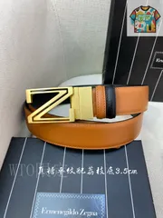 【今日特価】Ermenegildo Zegna メンズスリムカットベルト