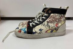 PRADA ロボットモチーフ スニーカー ブラック - メルカリ