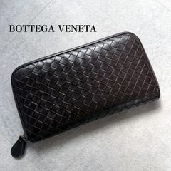 70【極美品】BOTTEGA VENETA ラウンドファスナー 長財布 - メルカリ