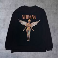 最終入荷】XL NIRVANA IN UTERO 長袖カットソー - メルカリ