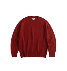 ブギホリデー ラムウールニット レッド XL