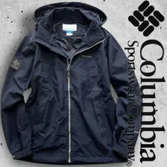 Columbia Sportswear コロンビア OMNI-WIND OMNI-SHIELD ナイロン フード付 ジップアップ ジャケット マウンテンパーカー アウトドアウェア レディース C13YLG301 ネイビー▲031▼30518t02