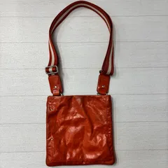 ◼︎ BALLY バリー トレインスポッティング ショルダーバッグ バリーストライプ 牛革 オレンジ