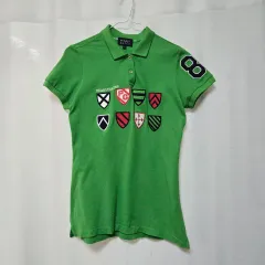 1号 パーリーゲイツ レディース半袖 Tシャツ グリーン