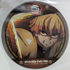 我妻善逸 劇場版 鬼滅の刃 無限城編 第1章 コラボカフェ 第三期 特典 コースター ufotable コースター 鬼滅の刃 鬼滅 グッズ