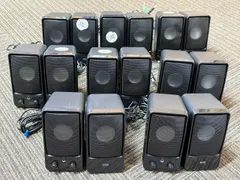 サンワサプライ USB電源マルチメディアスピーカー MM-SPL15UBK　8セットまとめて　中古のサムネイル
