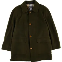 【英国製】Burberrys バーバリー 裏地キルティング ウール ハーフコート 英国製】Burberrys バーバリー 裏地キルティング ウール ハーフコート