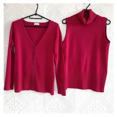 ✨Otto✨レディース　カシミヤ混カーディガンアンサンブル