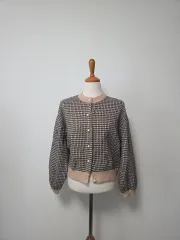 8seconds パール ボタン カーディガン M