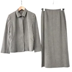 RE333  COMME CA DU MODE  コムサデモード　スカートスーツ　セットアップ　ジャケット　スカート　レディース　M.Lサイズ