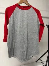 七分袖Tシャツ グレー M US古着