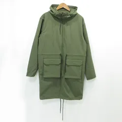 【三重本店】 中古 TAION | タイオン フーデッドコート ダウンベストセット TAION-CR22ML 001ZML1 カーキ サイズ：S 【92】