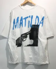 TWO FACE CHOOSE ME MATiLDA Tee 手刷りプリント T-SHIRT Tシャツ ホワイト マチルダ レオン LEON THREE FACE スリーフェイス ツーフェイス ユナイテッドアスレ 古着 ヴィンテージ XL■1118V⑥