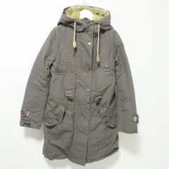 美品 REPLAY リプレイ ボアライナー付き モッズコート 小さいサイズ XS チャコールグレー レディース 古着 中古 USED