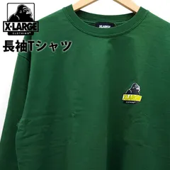 X-LARGE エクストララージ 長袖TEE ロングスリーブT Tシャツ カットソー　：s-101241011021_grn