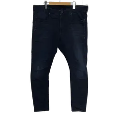 G-STAR RAW/ジースターロウ Ｄ-STAQ 3D SLIM パンスボトム ストレッチ VIETNAM製 メンズ 38x32 ブラック