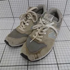 ◇ Θ ニューバランス New Balance 996 グレー系 スエード スニーカー 24cm レディース E  【1510070017192】