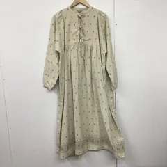 Samansa Mos2 サマンサモスモス ワンピース ロングスカート 1105272 モチーフ花柄ワンピース 長袖