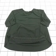 ◇ ⊂ サマンサモスモス blue FLD-1709617 レース切替ブラウス ブラック系 レディース E  【1510070019011】