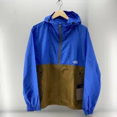 【中古】THE NORTH FACE ｺﾝﾊﾟｸﾄｼﾞｬｹｯﾄ タグ付き ブルー×ブラウン M NP72230 ザ・ノース・フェイス[24]
