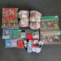 ディズニーグッズ　まとめ　ディズニー　15点　巾着　ブランケット　スノードーム　メモミニ　ステッカー　靴下　ジッパーバック　ミッキー　ミニー　ドナルド　プーさん　ディズニーランド