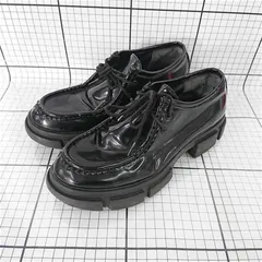 ◇ Θ ビューティ＆ユース BEAUTY&YOUTH ユナイテッドアローズ 厚底レザーシューズ ブラック系 レディース 23.0㎝ E  【1510230000507】