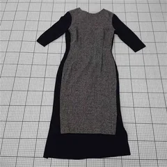 ◇ ⊇ フレイアイディー FRAY I.D FWF0165669 バイカラーワンピース レディース 1 グレー ネイビー系 E  【1510230004963】