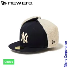 【新品】 NEW ERA 59FIFTY ドッグイヤー ニューヨーク ヤンキース ネイビー (14668175) (60.6cm)