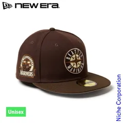 【新品】 ニューエラ  59FIFTEY コールドブリュー SEAクーパーズタウン バーントウッドWNT 14668182 アウトドア ウェア 帽子 ユニセックス キャップ ベースボールキャップ