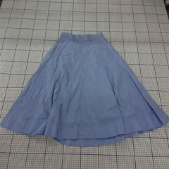 ◇ ⊂ KUMIKYOKU 組曲 ストライプフレアスカート ブルー系 サイズ2 レディース E  【1510230007728】