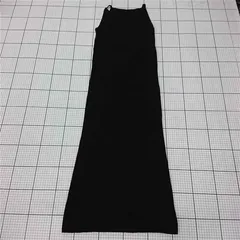 ◇ ⊂ セレクトモカ SELECT MOCA キャミソールロングワンピース ブラック系 L レディース E  【1510230007162】