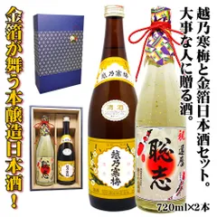日本酒 名入れ 還暦 名前入れ 【 越乃寒梅 名入れ 金箔酒 本醸造 2本 セット 】 開店祝い 還暦祝い 男性 ギフト プレゼント 両親 上司 祖母 祖父 お父さん 父 お酒 酒 退職祝い 定年 退職 古希 古希祝い 誕生日 内祝い 送別会 名前入り