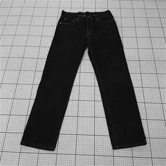 ◇ Θ エドウイン EDWIN ED503 ストレートジーンズ ブラック系 メンズ 30インチ E  【1510230008497】