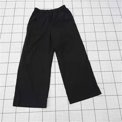 ◇ ⊂ シップス SHIPS any ワイドパンツ ブラック系 サイズ38 レディース E  【1510230009821】