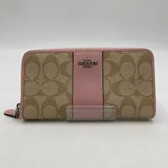 【中古品】COACH コーチ F54630 シグネチャー ラウンドファスナー ロングウォレット 長財布 【181-250728-NS-16-iwa】