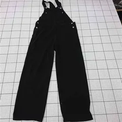◇ Θ アプレットリィ ap retro AP22004 コットンオーバーオール ブラック系 レディース F E  【1510230012135】のサムネイル