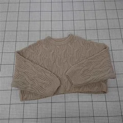 ◇ ⊇ セレクトモカ SELECT MOCA ケーブル編みニット ベージュ系 レディース Fサイズ E  【1510230012982】