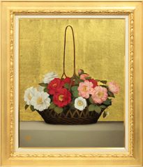 岡本 肇『パリ郊外シュブルーズ』油彩画【真作保証】 絵画 - メルカリ