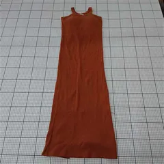 ◇ ⊂ ディスコート Discoat ノースリーブリブロングワンピース PSサイズ ブラウン系 レディース E  【1510230013163】