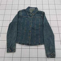 ◇ ⊇ ブラックアップ BLACKUP デニムジャケット Mサイズ レディース ブルー系 E  【1510230015068】