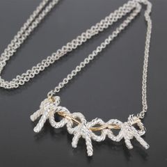 Tiffany & Co. ティファニー トリプルリボン ネックレス - メルカリ