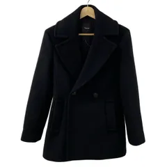 theory(セオリー) コート サイズ0 XS レディース美品  - 黒 長袖/冬