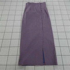 ◇ ⊇ ココディール COCO DEAL チェック柄タイトスカート パープル系 レディース サイズ2 E  【1510240000276】