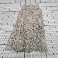◇ ⊂ ミスティウーマン mysty woman 花柄フレアロングスカート ベージュ系 レディース F E  【1510240001068】のサムネイル