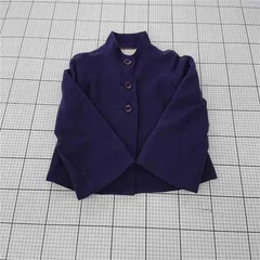 ◇ ⊇ ナチュラルビューティー NATURAL BEAUTY ウール混ジャケット パープル系 36 レディース E  【1510240001730】