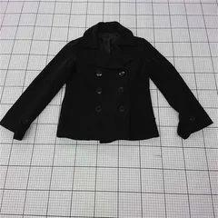 ◇ ⊇ リシェグラモウ Riche glamour ピーコート ブラック系 L レディース E  【1510240001648】のサムネイル